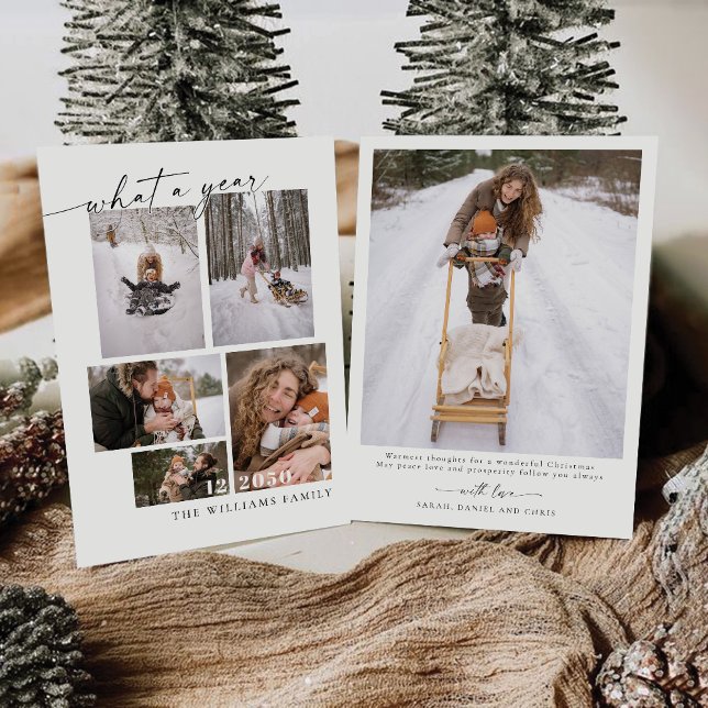 Noël minimaliste avec Carte photo (Créateur téléchargé)