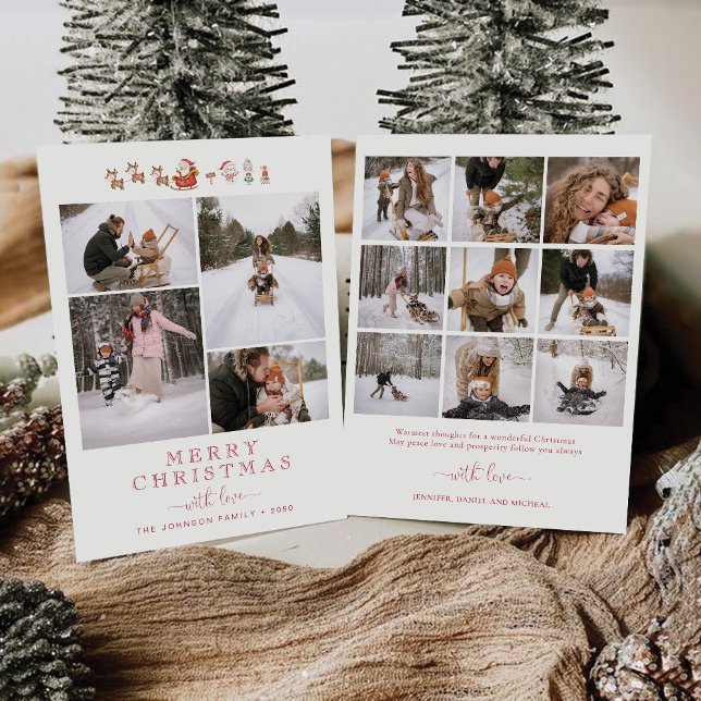 Noël minimaliste avec Carte photo (Créateur téléchargé)