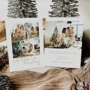 Noël minimaliste avec Carte photo