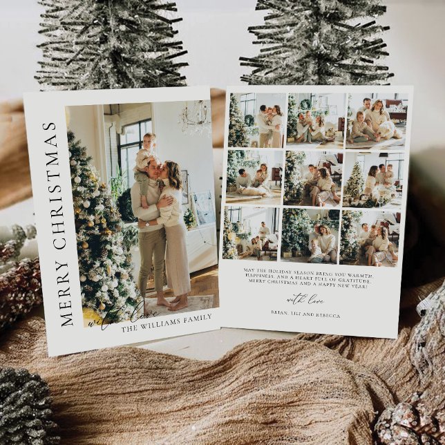 Noël minimaliste avec Carte photo (Créateur téléchargé)