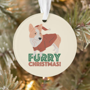 Noël mou Corgi Furry