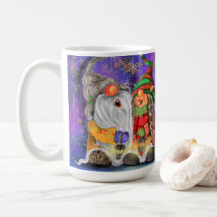 Noël Mug Couple Gnomes chanter heureux