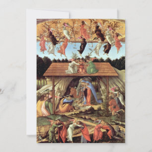 Noël, Nativité, Naissance du Christ de Botticelli