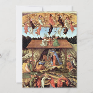 Noël, Nativité, Naissance du Christ de Botticelli