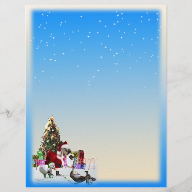 Noël Neige Deux Côtés (Devant)