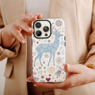 Noël Neige Flake Deer coque iphone Mate