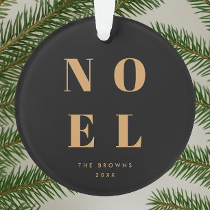 Noel noir et or   Noël tendance et élégant