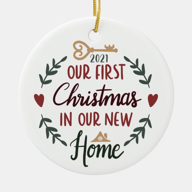 Noël Nouvelle maison Ornement (Devant)