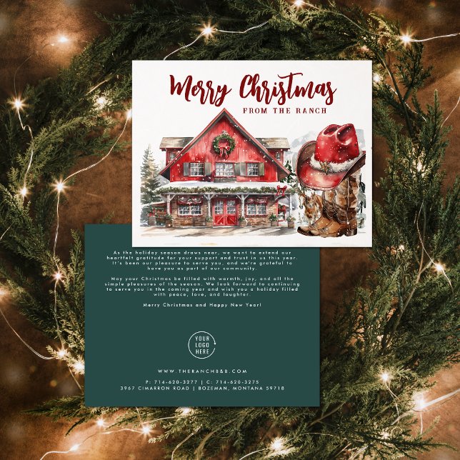 Noël occidental | Merci Client Entreprise (Créateur téléchargé)