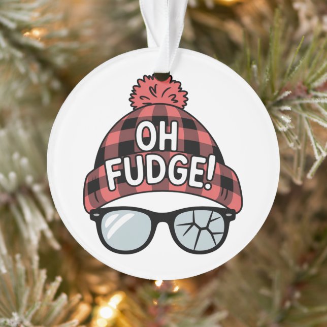 Noël Oh Fudge Vacances de Noël Funny Fête  (Arbre)