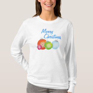 Noël ornemente le T-shirt de Joyeux Noël