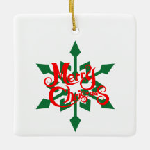 Noël, ornements avec flocon de neige 08