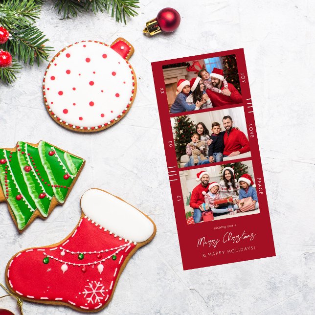 Noël ou vacances Multi Photo Retro Filmstrip R (Créateur téléchargé)