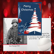 Noël Patriotique Militaire USA
