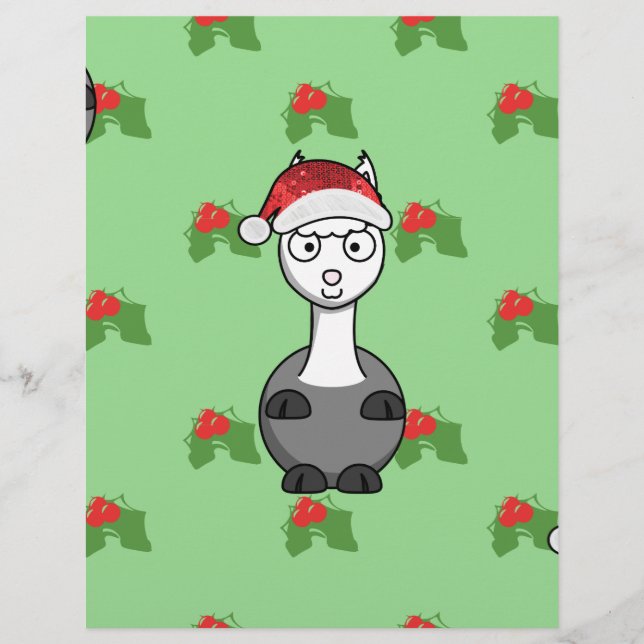 noël père Noël Alpaca (Devant)