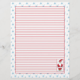 Noël Père Noël Flèches de neige à ligne rouge