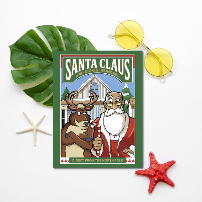 Noël Père Noël & Kickin' Reindeer neige (Créateur téléchargé)
