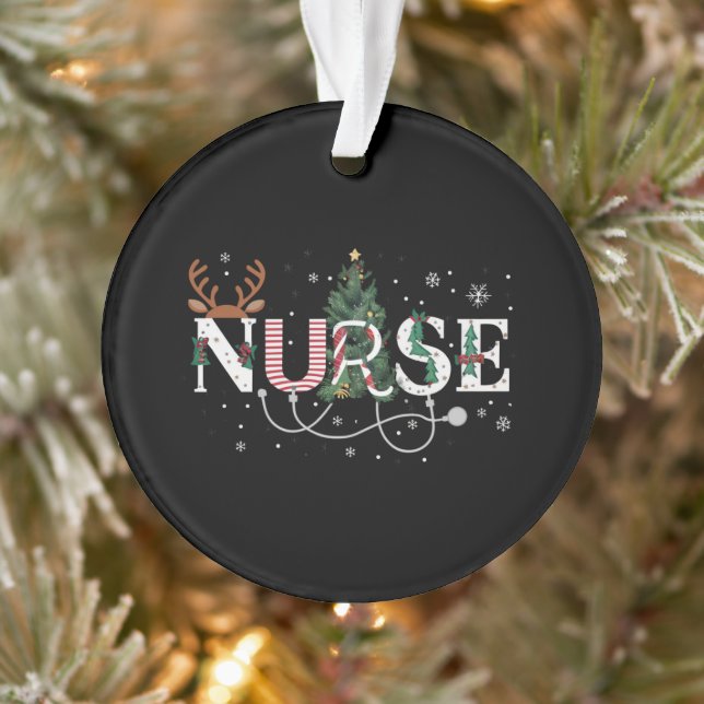 Noël Père Noël Préférée Infirmière Noël Cadeaux Fê (Arbre)