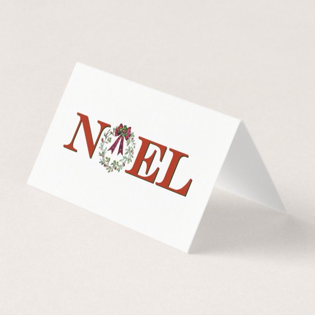 Noel personnalisé avec couronne (Front)