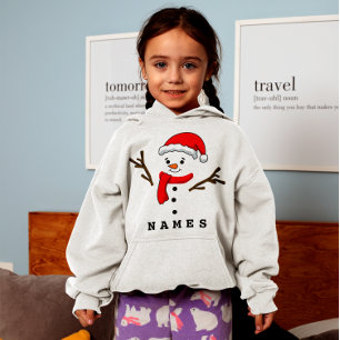 Noël personnalisé Funny Snowman fille enfant