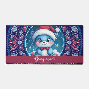 Noël personnalisé Kawaii Ours Dot Mandala