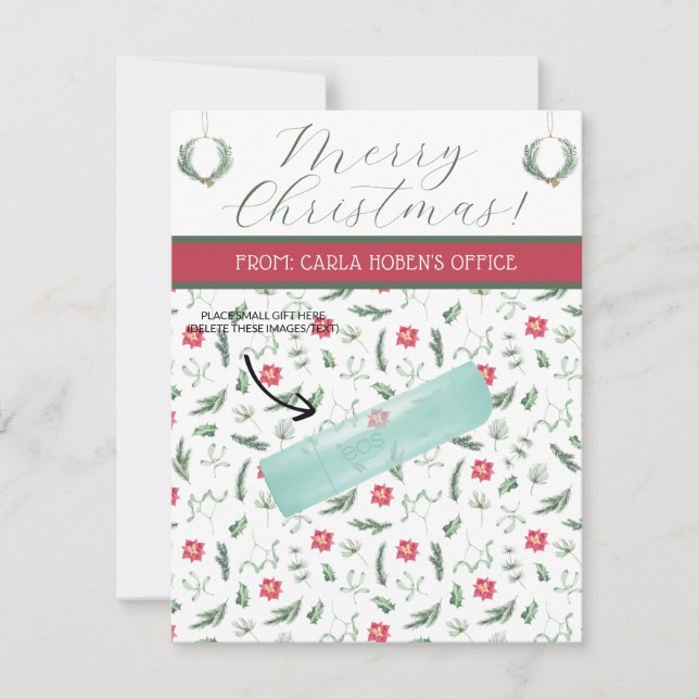 Noël Personnalisé, Petit Cadeau, Cartes Cadeaux (Devant)