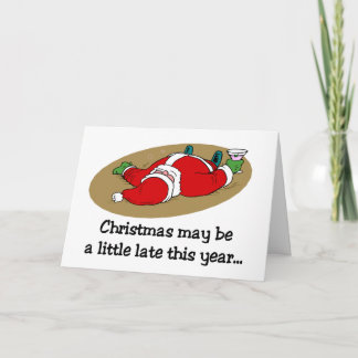 Noël peut être une carte tardive