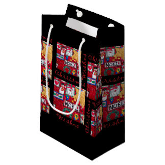Noël piqué souhaite le sac de cadeau