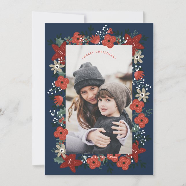 Noël Poinsettia Foliage (Devant)