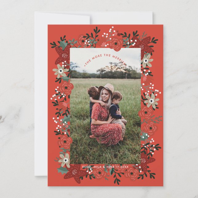 Noël Poinsettia Foliage (Devant)