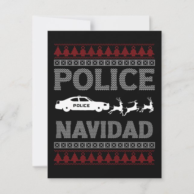 Noël Police Navidad Funny Noël (Devant)