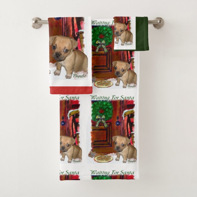 Noël Puggle Puppy (En situation)