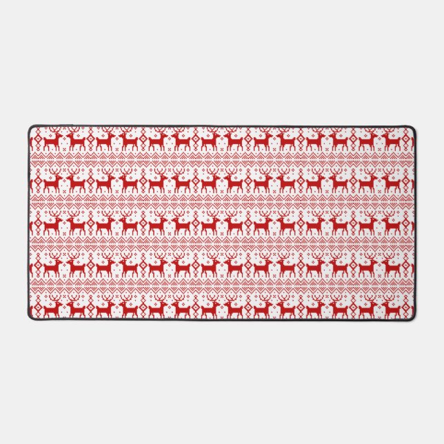 Noël Reindeer Motif Hiver Thème Vacances (Recto)