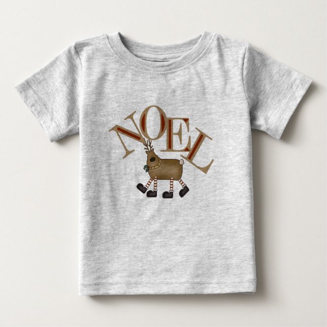 NOEL Reindeer Tshirts et cadeaux (Devant)