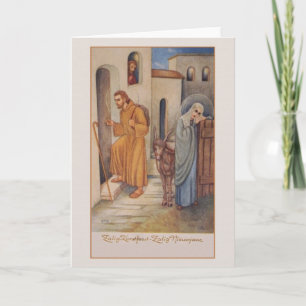 Noël religieux néerlandais vintage - carte de