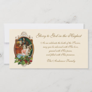 Noël religieux Sainte Famille Jésus Marie Joseph