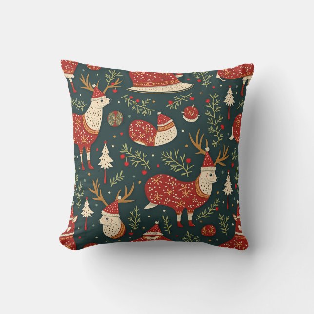 Noël Rudolph Coussin Cushion (Recto)