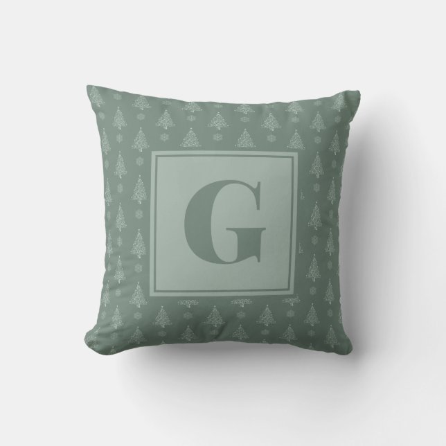 Noël Russe vert neutreJeter Coussin (Recto)