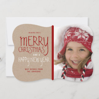 NOËL RUSTIQUE DE JEUX | CARTE PHOTO VACANCES