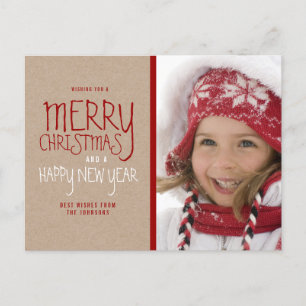 NOËL RUSTIQUE DE JEUX   CARTE POSTALE PHOTO VACANC