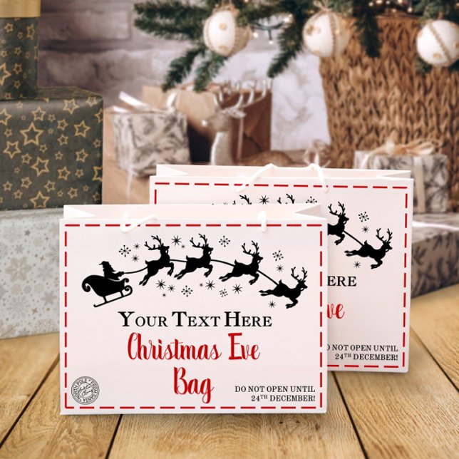 Noël | Sac de réveillon de Noël personnalisé (Créateur téléchargé)