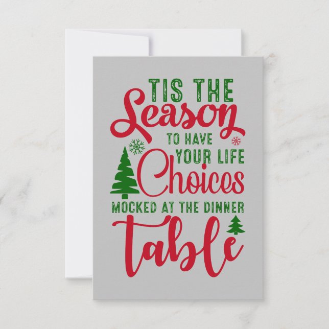 Noël saison de design de choix (Devant)