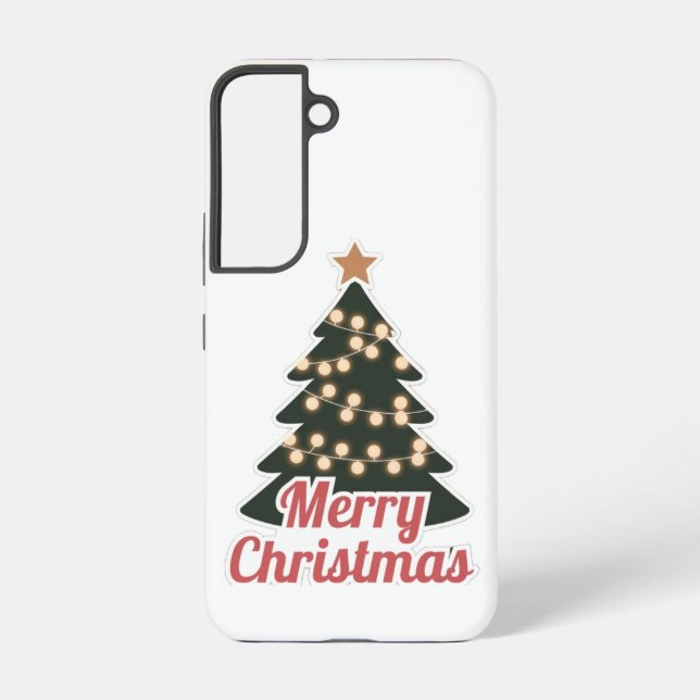 Noël Samsung Galaxy S22 Coque : Festive Nouveau (Verso)