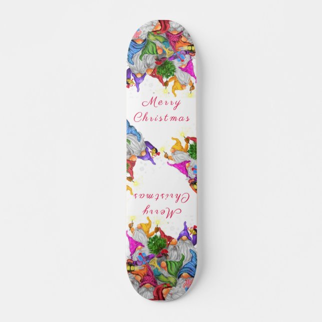 Noël Skateboard cadeaux Gnomes (Devant)