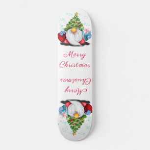 Noël Skateboard cadeaux Gnomes avec cadeaux