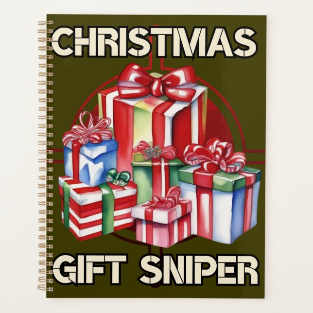 Noël, sniper, cadeau, armée (Devant)