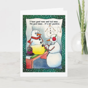Noël : Snowman Bonne nouvelle, Mauvaise carte de n