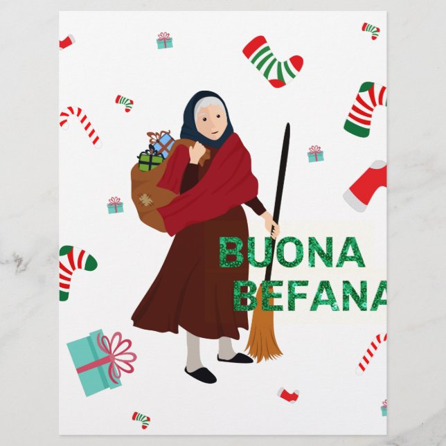 noël sorcière buona Befana (Devant)