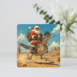 Noël Southwest Santa Roadrunner