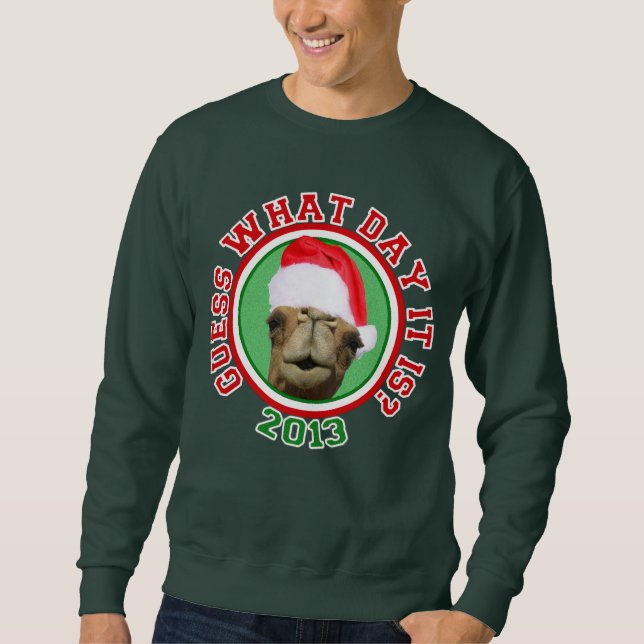Noël sweatshirt de chameau de 2013 journées en (Devant)